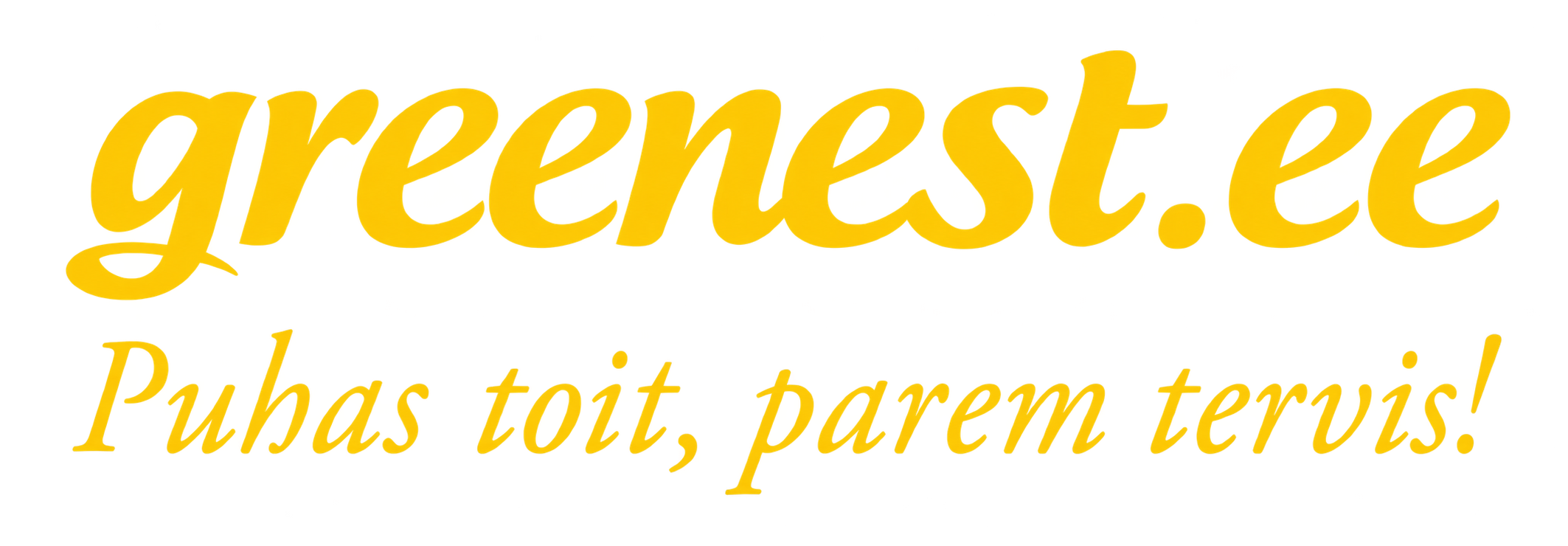 Greenest.ee – Puhas toit, parem tervis!